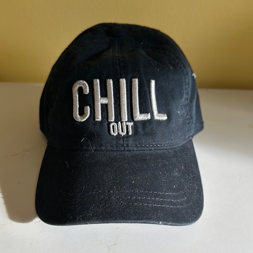 Black 'Chill Out' Cap